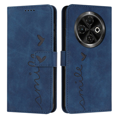 Skin Feel Heart Embossed Leather Phone Case, For Tecno Spark Go 1, For Tecno Spark 30C, For Tecno Spark 20 Pro 5G