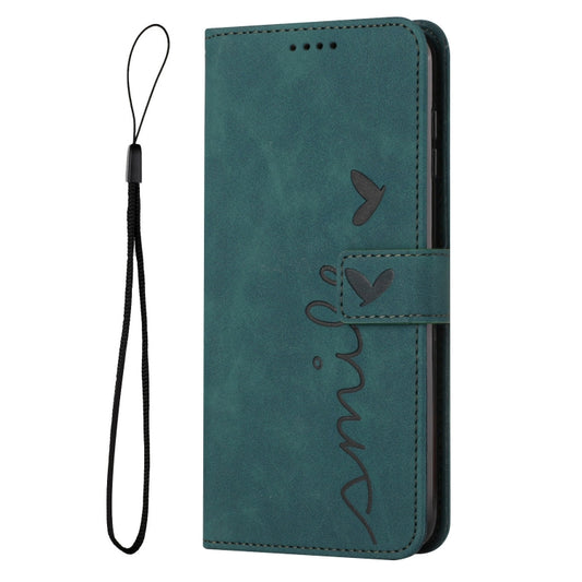 Skin Feel Heart Embossed Leather Phone Case, For Tecno Spark Go 1, For Tecno Spark 30C, For Tecno Spark 20 Pro 5G