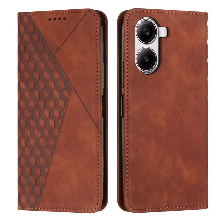 Diamond Splicing Skin Feel Magnetic Leather Phone Case, For Redmi Note 14 4G 164.84mm, For Redmi Note 14 Pro 5G Global, For Redmi Turbo 4 / Xiaomi Poco X7 Pro, For Redmi K80 / K80 Pro, For Redmi Note 14 4G 163.25mm, For Redmi Note 14 5G Global         ...