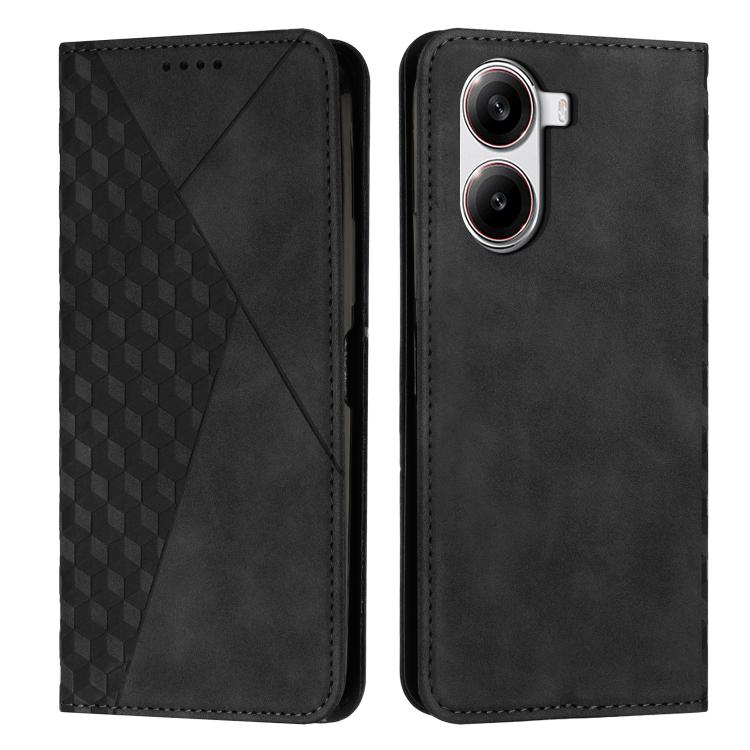 Diamond Splicing Skin Feel Magnetic Leather Phone Case, For Redmi Note 14 4G 164.84mm, For Redmi Note 14 Pro 5G Global, For Redmi Turbo 4 / Xiaomi Poco X7 Pro, For Redmi K80 / K80 Pro, For Redmi Note 14 4G 163.25mm, For Redmi Note 14 5G Global         ...
