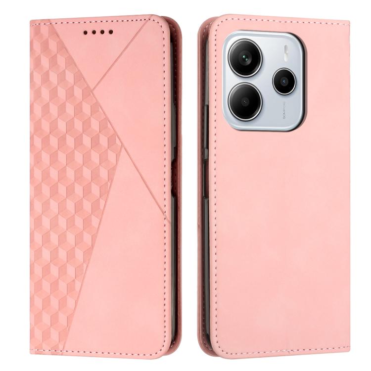 Diamond Splicing Skin Feel Magnetic Leather Phone Case, For Redmi Note 14 4G 164.84mm, For Redmi Note 14 Pro 5G Global, For Redmi Turbo 4 / Xiaomi Poco X7 Pro, For Redmi K80 / K80 Pro, For Redmi Note 14 4G 163.25mm, For Redmi Note 14 5G Global         ...