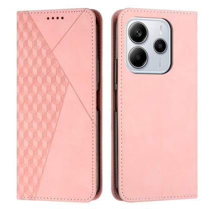 Diamond Splicing Skin Feel Magnetic Leather Phone Case, For Redmi Note 14 4G 164.84mm, For Redmi Note 14 Pro 5G Global, For Redmi Turbo 4 / Xiaomi Poco X7 Pro, For Redmi K80 / K80 Pro, For Redmi Note 14 4G 163.25mm, For Redmi Note 14 5G Global         ...