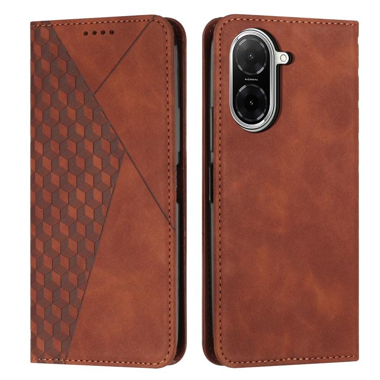 Diamond Splicing Skin Feel Magnetic Leather Phone Case, For Redmi 15a 5G, For Redmi A7 Pro 4G 171mm, For Redmi Turbo 5 Max / Poco X8 Pro Max 5G, For Redmi Turbo 5 / Poco X8 Pro 5G, For Redmi Note 15 Pro+ 5G Global 163.3mm                               ...