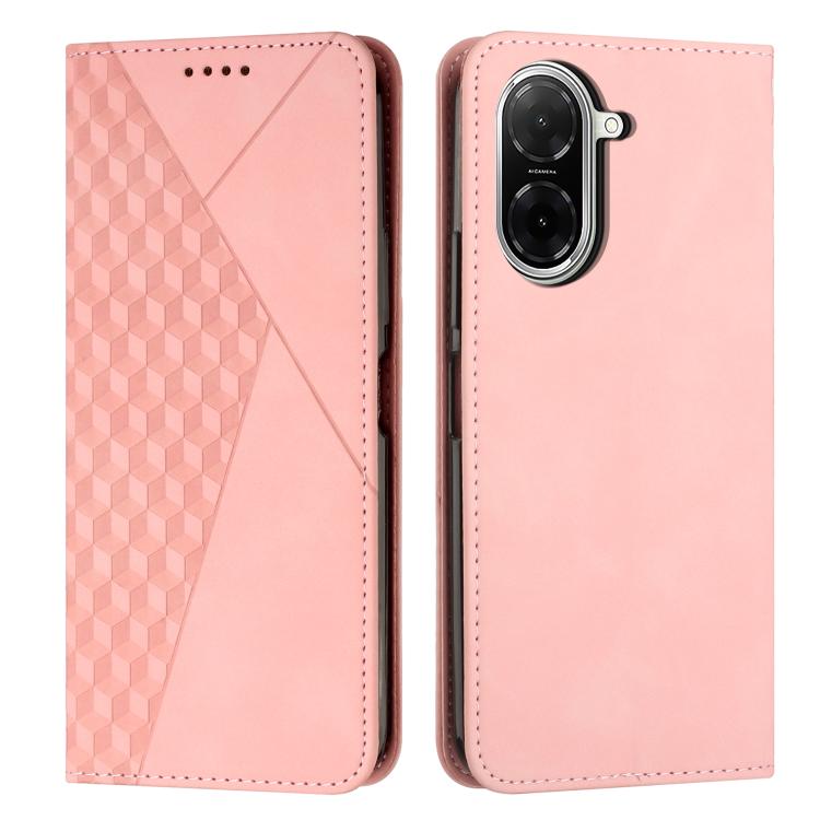 Diamond Splicing Skin Feel Magnetic Leather Phone Case, For Redmi 15a 5G, For Redmi A7 Pro 4G 171mm, For Redmi Turbo 5 Max / Poco X8 Pro Max 5G, For Redmi Turbo 5 / Poco X8 Pro 5G, For Redmi Note 15 Pro+ 5G Global 163.3mm                               ...