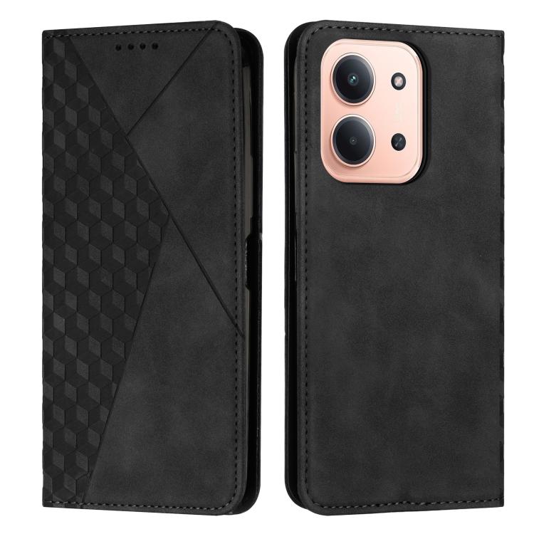 Diamond Splicing Skin Feel Magnetic Leather Phone Case, For Redmi 15a 5G, For Redmi A7 Pro 4G 171mm, For Redmi Turbo 5 Max / Poco X8 Pro Max 5G, For Redmi Turbo 5 / Poco X8 Pro 5G, For Redmi Note 15 Pro+ 5G Global 163.3mm                               ...
