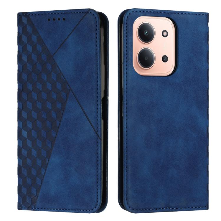 Diamond Splicing Skin Feel Magnetic Leather Phone Case, For Redmi 15a 5G, For Redmi A7 Pro 4G 171mm, For Redmi Turbo 5 Max / Poco X8 Pro Max 5G, For Redmi Turbo 5 / Poco X8 Pro 5G, For Redmi Note 15 Pro+ 5G Global 163.3mm                               ...