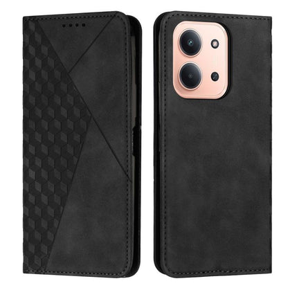 Diamond Splicing Skin Feel Magnetic Leather Phone Case, For Redmi 15a 5G, For Redmi A7 Pro 4G 171mm, For Redmi Turbo 5 Max / Poco X8 Pro Max 5G, For Redmi Turbo 5 / Poco X8 Pro 5G, For Redmi Note 15 Pro+ 5G Global 163.3mm                               ...