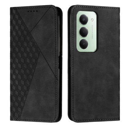 Diamond Splicing Skin Feel Magnetic Leather Phone Case, For Redmi 15a 5G, For Redmi A7 Pro 4G 171mm, For Redmi Turbo 5 Max / Poco X8 Pro Max 5G, For Redmi Turbo 5 / Poco X8 Pro 5G, For Redmi Note 15 Pro+ 5G Global 163.3mm                               ...