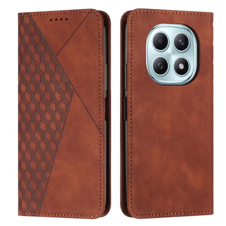 Diamond Splicing Skin Feel Magnetic Leather Phone Case, For Redmi 15a 5G, For Redmi A7 Pro 4G 171mm, For Redmi Turbo 5 Max / Poco X8 Pro Max 5G, For Redmi Turbo 5 / Poco X8 Pro 5G, For Redmi Note 15 Pro+ 5G Global 163.3mm                               ...