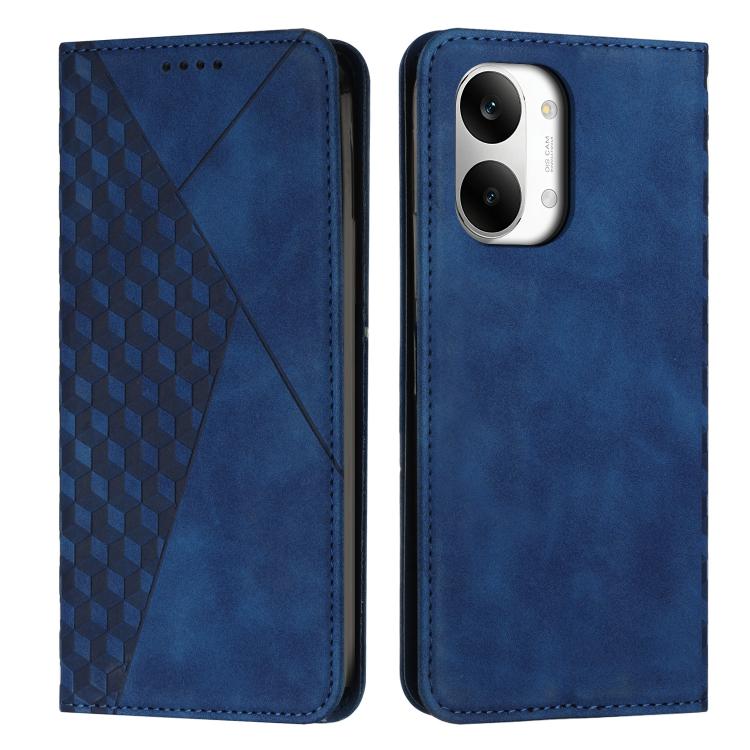 Diamond Splicing Skin Feel Magnetic Leather Phone Case, For Redmi 15a 5G, For Redmi A7 Pro 4G 171mm, For Redmi Turbo 5 Max / Poco X8 Pro Max 5G, For Redmi Turbo 5 / Poco X8 Pro 5G, For Redmi Note 15 Pro+ 5G Global 163.3mm                               ...