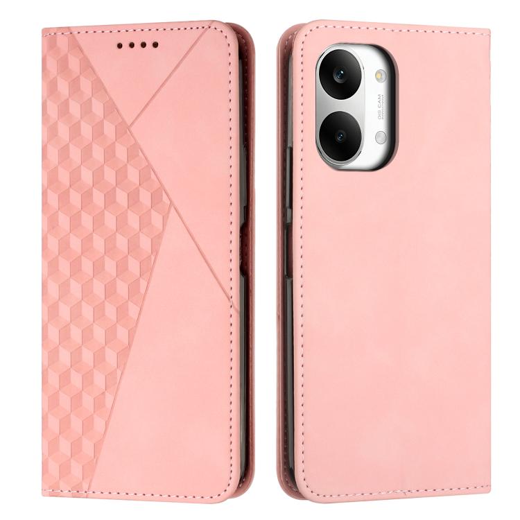 Diamond Splicing Skin Feel Magnetic Leather Phone Case, For Redmi 15a 5G, For Redmi A7 Pro 4G 171mm, For Redmi Turbo 5 Max / Poco X8 Pro Max 5G, For Redmi Turbo 5 / Poco X8 Pro 5G, For Redmi Note 15 Pro+ 5G Global 163.3mm                               ...