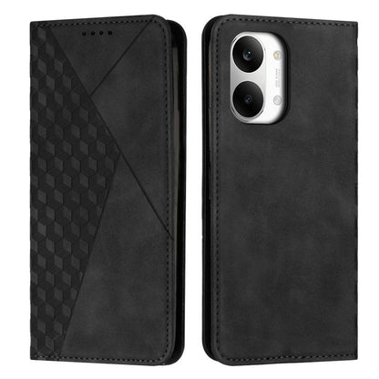 Diamond Splicing Skin Feel Magnetic Leather Phone Case, For Redmi 15a 5G, For Redmi A7 Pro 4G 171mm, For Redmi Turbo 5 Max / Poco X8 Pro Max 5G, For Redmi Turbo 5 / Poco X8 Pro 5G, For Redmi Note 15 Pro+ 5G Global 163.3mm                               ...