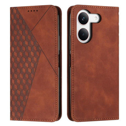 Diamond Splicing Skin Feel Magnetic Leather Phone Case, For Redmi 15a 5G, For Redmi A7 Pro 4G 171mm, For Redmi Turbo 5 Max / Poco X8 Pro Max 5G, For Redmi Turbo 5 / Poco X8 Pro 5G, For Redmi Note 15 Pro+ 5G Global 163.3mm                               ...