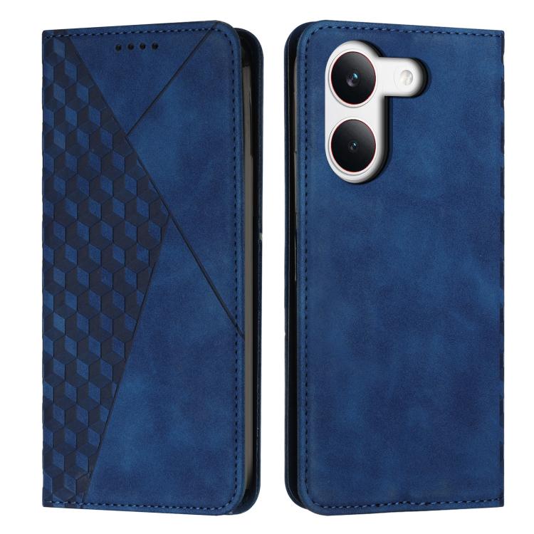 Diamond Splicing Skin Feel Magnetic Leather Phone Case, For Redmi 15a 5G, For Redmi A7 Pro 4G 171mm, For Redmi Turbo 5 Max / Poco X8 Pro Max 5G, For Redmi Turbo 5 / Poco X8 Pro 5G, For Redmi Note 15 Pro+ 5G Global 163.3mm                               ...