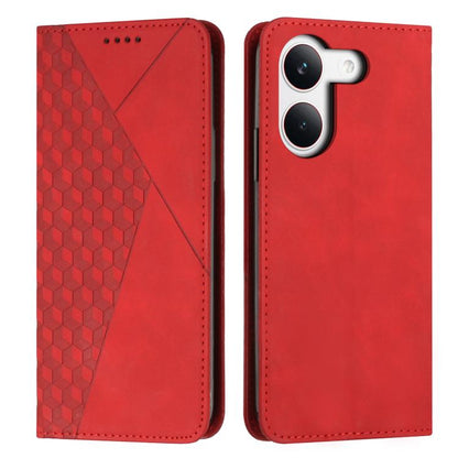 Diamond Splicing Skin Feel Magnetic Leather Phone Case, For Redmi 15a 5G, For Redmi A7 Pro 4G 171mm, For Redmi Turbo 5 Max / Poco X8 Pro Max 5G, For Redmi Turbo 5 / Poco X8 Pro 5G, For Redmi Note 15 Pro+ 5G Global 163.3mm                               ...