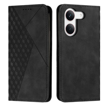 Diamond Splicing Skin Feel Magnetic Leather Phone Case, For Redmi 15a 5G, For Redmi A7 Pro 4G 171mm, For Redmi Turbo 5 Max / Poco X8 Pro Max 5G, For Redmi Turbo 5 / Poco X8 Pro 5G, For Redmi Note 15 Pro+ 5G Global 163.3mm                               ...