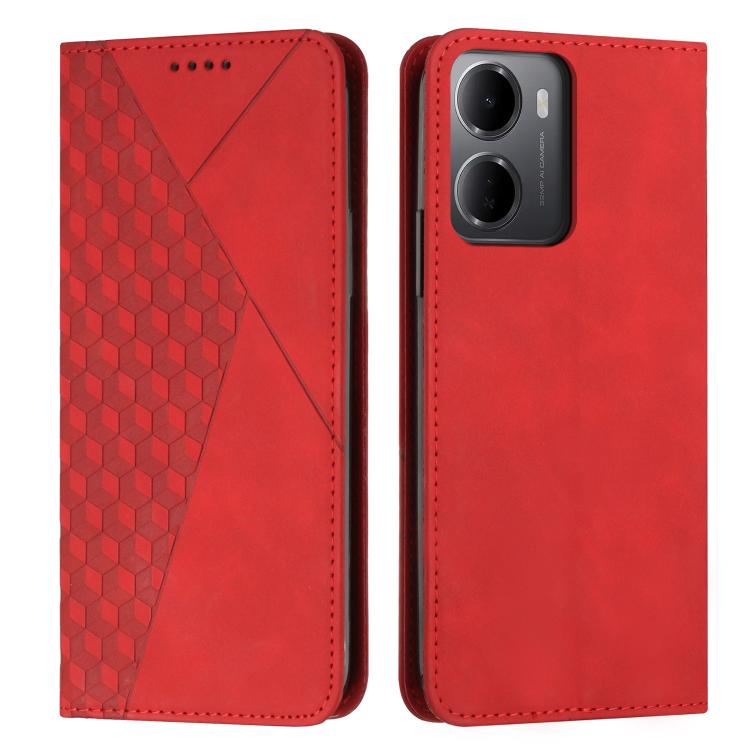 Diamond Splicing Skin Feel Magnetic Leather Phone Case, For Redmi 15a 5G, For Redmi A7 Pro 4G 171mm, For Redmi Turbo 5 Max / Poco X8 Pro Max 5G, For Redmi Turbo 5 / Poco X8 Pro 5G, For Redmi Note 15 Pro+ 5G Global 163.3mm                               ...