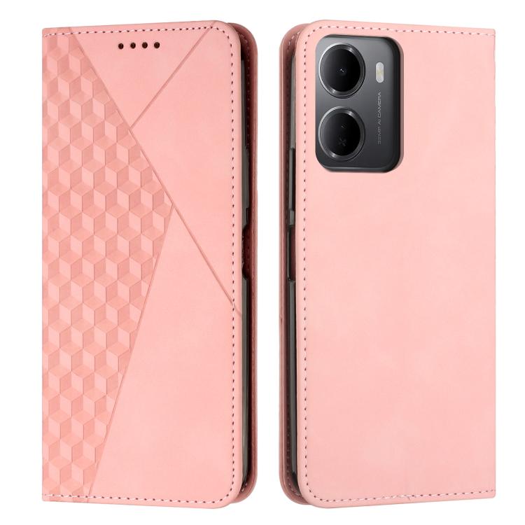 Diamond Splicing Skin Feel Magnetic Leather Phone Case, For Redmi 15a 5G, For Redmi A7 Pro 4G 171mm, For Redmi Turbo 5 Max / Poco X8 Pro Max 5G, For Redmi Turbo 5 / Poco X8 Pro 5G, For Redmi Note 15 Pro+ 5G Global 163.3mm                               ...