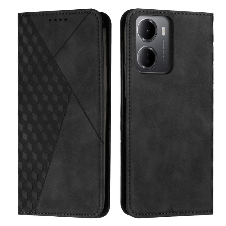 Diamond Splicing Skin Feel Magnetic Leather Phone Case, For Redmi 15a 5G, For Redmi A7 Pro 4G 171mm, For Redmi Turbo 5 Max / Poco X8 Pro Max 5G, For Redmi Turbo 5 / Poco X8 Pro 5G, For Redmi Note 15 Pro+ 5G Global 163.3mm                               ...