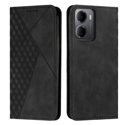 Diamond Splicing Skin Feel Magnetic Leather Phone Case, For Redmi 15a 5G, For Redmi A7 Pro 4G 171mm, For Redmi Turbo 5 Max / Poco X8 Pro Max 5G, For Redmi Turbo 5 / Poco X8 Pro 5G, For Redmi Note 15 Pro+ 5G Global 163.3mm                               ...