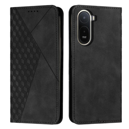 Diamond Splicing Skin Feel Magnetic Leather Phone Case, For Redmi 15a 5G, For Redmi A7 Pro 4G 171mm, For Redmi Turbo 5 Max / Poco X8 Pro Max 5G, For Redmi Turbo 5 / Poco X8 Pro 5G, For Redmi Note 15 Pro+ 5G Global 163.3mm                               ...