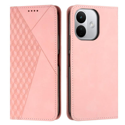 Diamond Splicing Skin Feel Magnetic Leather Phone Case, For Redmi Note 17 Pro 5G Global 163mm, For Redmi Note 17 Pro+ 5G Global 163mm, For Redmi 17 5G / 4G Global 170mm, For Redmi Note 17 4G Global 171mm, For Redmi 15a 5G, For Redmi A7 Pro 4G 171mm    ...