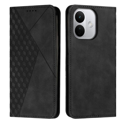 Diamond Splicing Skin Feel Magnetic Leather Phone Case, For Redmi Note 17 Pro 5G Global 163mm, For Redmi Note 17 Pro+ 5G Global 163mm, For Redmi 17 5G / 4G Global 170mm, For Redmi Note 17 4G Global 171mm, For Redmi 15a 5G, For Redmi A7 Pro 4G 171mm    ...