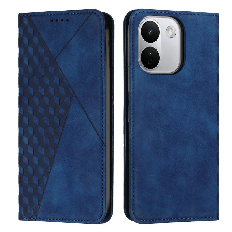 Diamond Splicing Skin Feel Magnetic Leather Phone Case, For Redmi Note 17 Pro 5G Global 163mm, For Redmi Note 17 Pro+ 5G Global 163mm, For Redmi 17 5G / 4G Global 170mm, For Redmi Note 17 4G Global 171mm, For Redmi 15a 5G, For Redmi A7 Pro 4G 171mm    ...