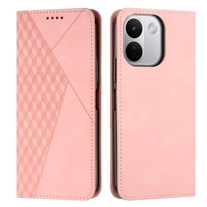 Diamond Splicing Skin Feel Magnetic Leather Phone Case, For Redmi Note 17 Pro 5G Global 163mm, For Redmi Note 17 Pro+ 5G Global 163mm, For Redmi 17 5G / 4G Global 170mm, For Redmi Note 17 4G Global 171mm, For Redmi 15a 5G, For Redmi A7 Pro 4G 171mm    ...