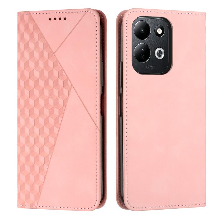 Diamond Splicing Skin Feel Magnetic Leather Phone Case, For Redmi Note 17 Pro 5G Global 163mm, For Redmi Note 17 Pro+ 5G Global 163mm, For Redmi 17 5G / 4G Global 170mm, For Redmi Note 17 4G Global 171mm, For Redmi 15a 5G, For Redmi A7 Pro 4G 171mm    ...