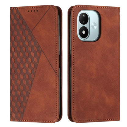 Diamond Splicing Skin Feel Magnetic Leather Phone Case, For Redmi Note 17 Pro 5G Global 163mm, For Redmi Note 17 Pro+ 5G Global 163mm, For Redmi 17 5G / 4G Global 170mm, For Redmi Note 17 4G Global 171mm, For Redmi 15a 5G, For Redmi A7 Pro 4G 171mm    ...