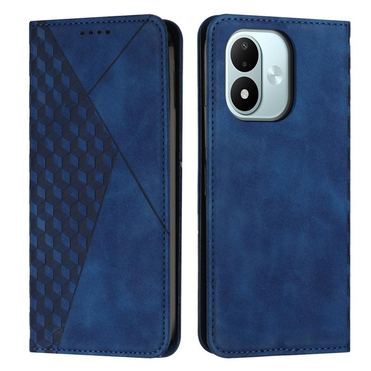 Diamond Splicing Skin Feel Magnetic Leather Phone Case, For Redmi Note 17 Pro 5G Global 163mm, For Redmi Note 17 Pro+ 5G Global 163mm, For Redmi 17 5G / 4G Global 170mm, For Redmi Note 17 4G Global 171mm, For Redmi 15a 5G, For Redmi A7 Pro 4G 171mm    ...