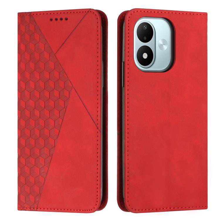 Diamond Splicing Skin Feel Magnetic Leather Phone Case, For Redmi Note 17 Pro 5G Global 163mm, For Redmi Note 17 Pro+ 5G Global 163mm, For Redmi 17 5G / 4G Global 170mm, For Redmi Note 17 4G Global 171mm, For Redmi 15a 5G, For Redmi A7 Pro 4G 171mm    ...