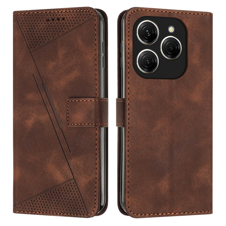 Dream Triangle Leather Phone Case, For Tecno Spark Go 1, For Tecno Spark 30C, For Tecno Spark 20 Pro 5G