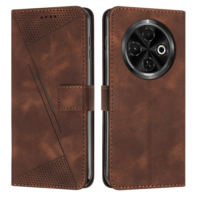 Dream Triangle Leather Phone Case, For Tecno Spark Go 1, For Tecno Spark 30C, For Tecno Spark 20 Pro 5G
