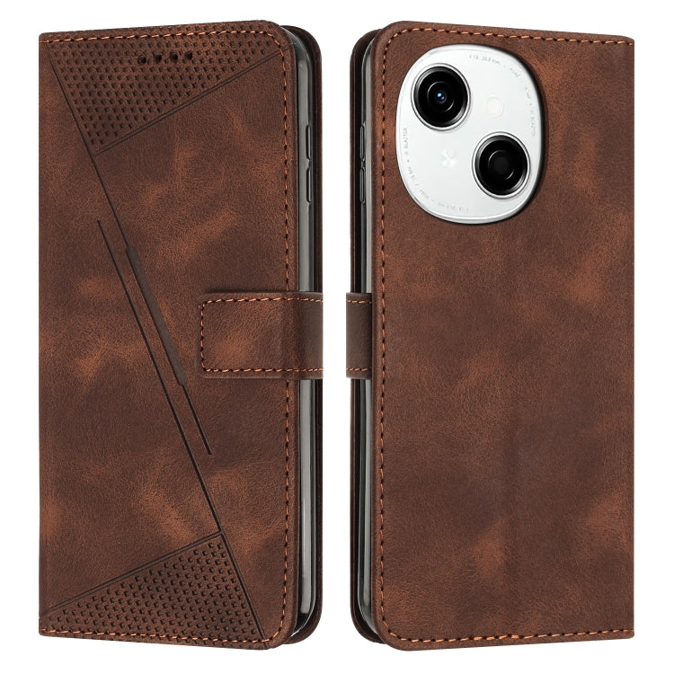Dream Triangle Leather Phone Case, For Tecno Spark Go 1, For Tecno Spark 30C, For Tecno Spark 20 Pro 5G