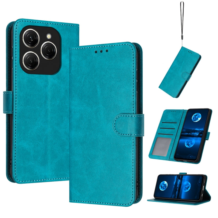Solid Calf Texture Flip Leather Phone Case, For Tecno Spark Go 1, For Tecno Spark 30C, For Tecno Spark 20 Pro 5G