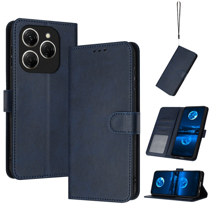 Solid Calf Texture Flip Leather Phone Case, For Tecno Spark Go 1, For Tecno Spark 30C, For Tecno Spark 20 Pro 5G