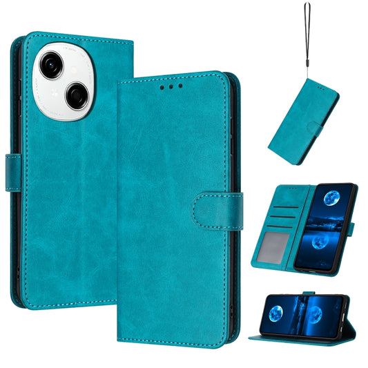 Solid Calf Texture Flip Leather Phone Case, For Tecno Spark Go 1, For Tecno Spark 30C, For Tecno Spark 20 Pro 5G