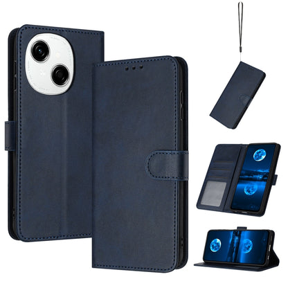Solid Calf Texture Flip Leather Phone Case, For Tecno Spark Go 1, For Tecno Spark 30C, For Tecno Spark 20 Pro 5G