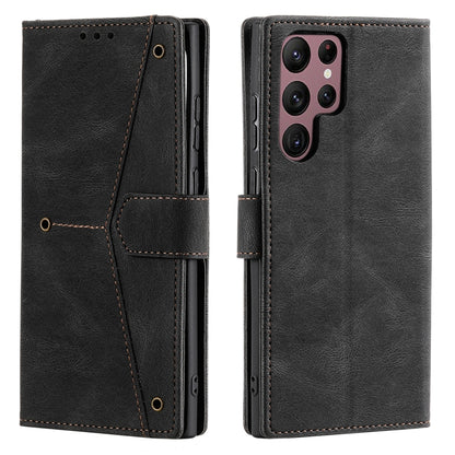 Nail Skin Feel Stitching Calf Texture Leather Phone Case, For Samsung Galaxy S25 FE 5G, For Samsung Galaxy S25 5G, For Samsung Galaxy S25+ 5G, For Samsung Galaxy S25 Ultra 5G