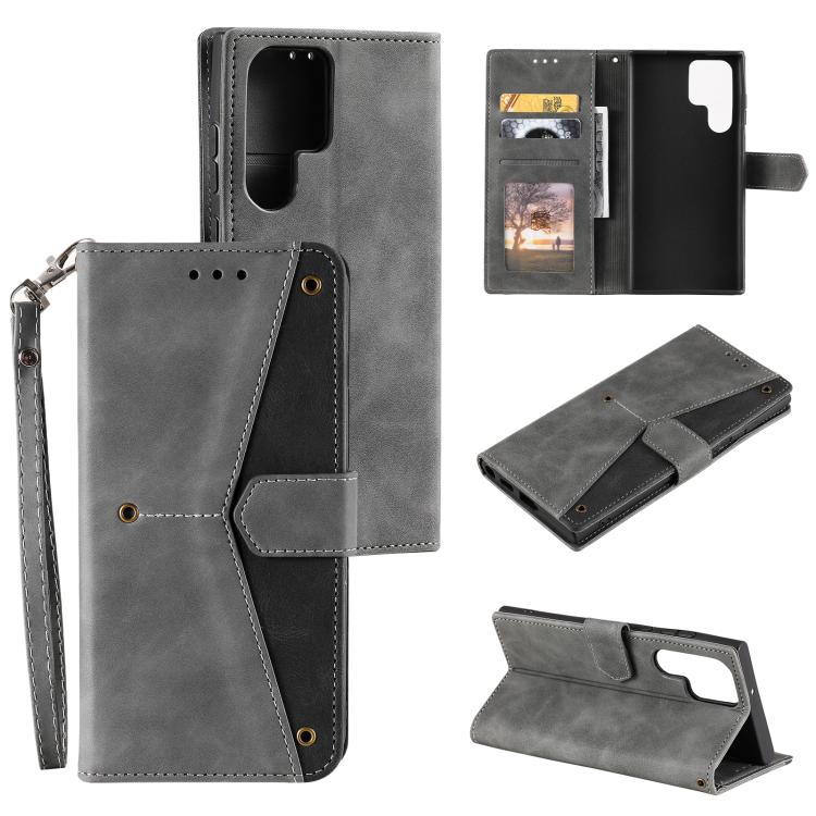 Nail Skin Feel Stitching Calf Texture Leather Phone Case, For Samsung Galaxy S26+ 5G, For Samsung Galaxy S26 Ultra 5G, For Samsung Galaxy S26 5G, For Samsung Galaxy S25 FE 5G, For Samsung Galaxy S25 5G, For Samsung Galaxy S25+ 5G                       ...