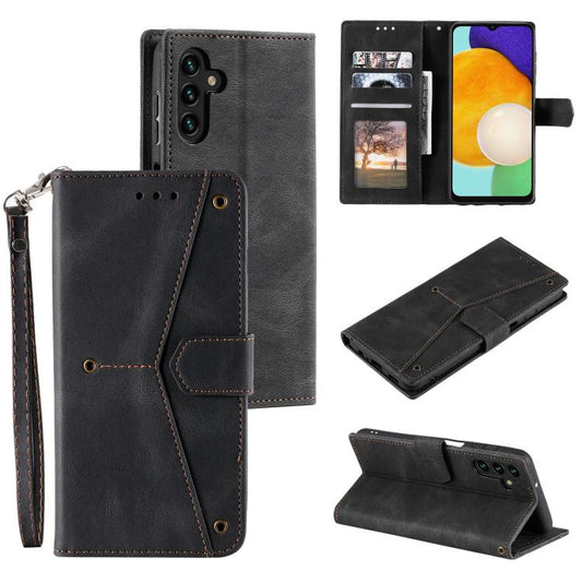 Nail Skin Feel Stitching Calf Texture Leather Phone Case, For Samsung Galaxy S26+ 5G, For Samsung Galaxy S26 Ultra 5G, For Samsung Galaxy S26 5G, For Samsung Galaxy S25 FE 5G, For Samsung Galaxy S25 5G, For Samsung Galaxy S25+ 5G                       ...