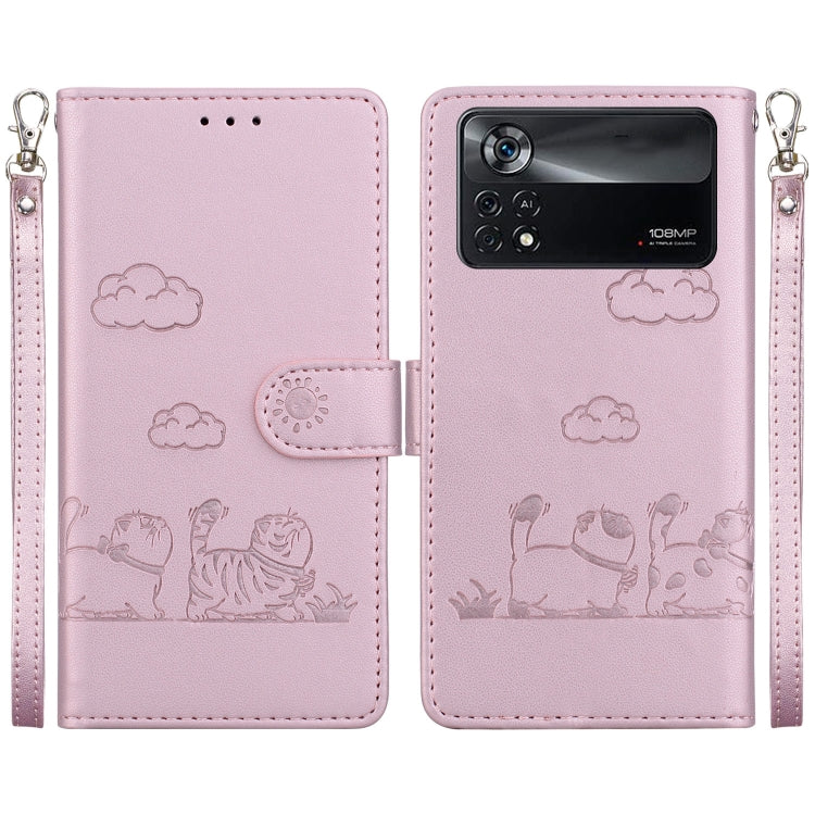 Cute Cats RFID Leather Phone Case, For Xiaomi Poco X6 5G Global, For Xiaomi 13T / 13T Pro, For Xiaomi Poco M6 Pro 5G, For Xiaomi Poco C50, For Xiaomi Poco X5 Pro, For Xiaomi Poco X5, For Xiaomi 13 Lite / Civi 2, For Xiaomi Poco X4 Pro 5G               ...