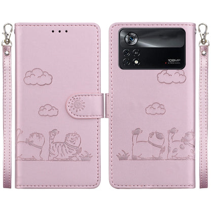 Cute Cats RFID Leather Phone Case, For Xiaomi Poco X6 5G Global, For Xiaomi 13T / 13T Pro, For Xiaomi Poco M6 Pro 5G, For Xiaomi Poco C50, For Xiaomi Poco X5 Pro, For Xiaomi Poco X5, For Xiaomi 13 Lite / Civi 2, For Xiaomi Poco X4 Pro 5G               ...
