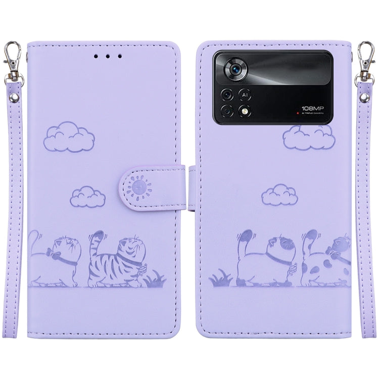 Cute Cats RFID Leather Phone Case, For Xiaomi Poco X6 5G Global, For Xiaomi 13T / 13T Pro, For Xiaomi Poco M6 Pro 5G, For Xiaomi Poco C50, For Xiaomi Poco X5 Pro, For Xiaomi Poco X5, For Xiaomi 13 Lite / Civi 2, For Xiaomi Poco X4 Pro 5G               ...