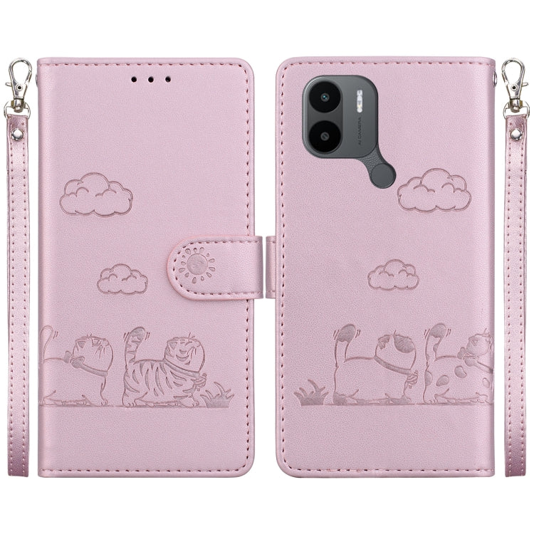Cute Cats RFID Leather Phone Case, For Xiaomi Poco X6 5G Global, For Xiaomi 13T / 13T Pro, For Xiaomi Poco M6 Pro 5G, For Xiaomi Poco C50, For Xiaomi Poco X5 Pro, For Xiaomi Poco X5, For Xiaomi 13 Lite / Civi 2, For Xiaomi Poco X4 Pro 5G               ...
