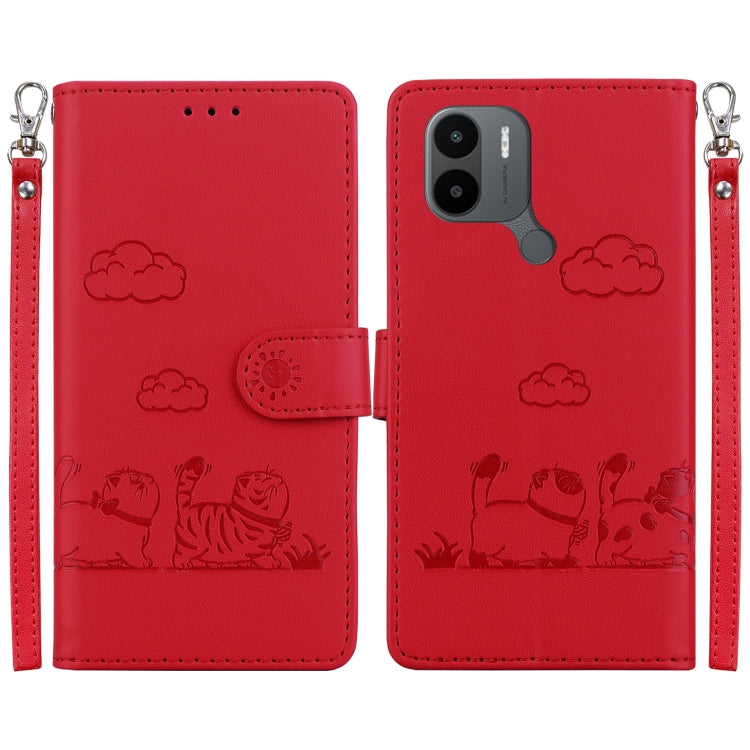 Cute Cats RFID Leather Phone Case, For Xiaomi Poco X6 5G Global, For Xiaomi 13T / 13T Pro, For Xiaomi Poco M6 Pro 5G, For Xiaomi Poco C50, For Xiaomi Poco X5 Pro, For Xiaomi Poco X5, For Xiaomi 13 Lite / Civi 2, For Xiaomi Poco X4 Pro 5G               ...