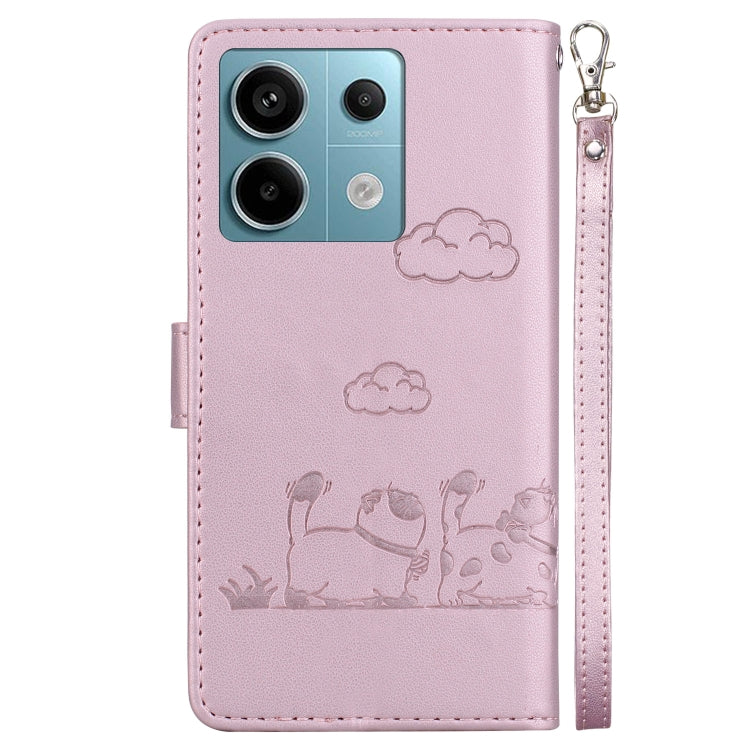 Cute Cats RFID Leather Phone Case, For Xiaomi Poco X6 5G Global, For Xiaomi 13T / 13T Pro, For Xiaomi Poco M6 Pro 5G, For Xiaomi Poco C50, For Xiaomi Poco X5 Pro, For Xiaomi Poco X5, For Xiaomi 13 Lite / Civi 2, For Xiaomi Poco X4 Pro 5G               ...