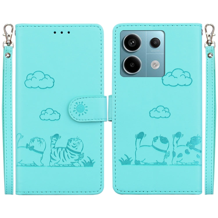Cute Cats RFID Leather Phone Case, For Xiaomi Poco X6 5G Global, For Xiaomi 13T / 13T Pro, For Xiaomi Poco M6 Pro 5G, For Xiaomi Poco C50, For Xiaomi Poco X5 Pro, For Xiaomi Poco X5, For Xiaomi 13 Lite / Civi 2, For Xiaomi Poco X4 Pro 5G               ...